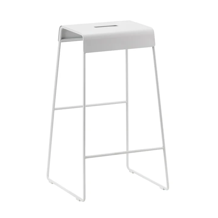 A-Stool Barhocker, H 65 cm, soft grey von Zone Denmark