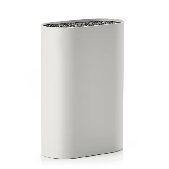 Singles Messerblock, L 17 x W 9 cm, warm-grey von Zone Denmark