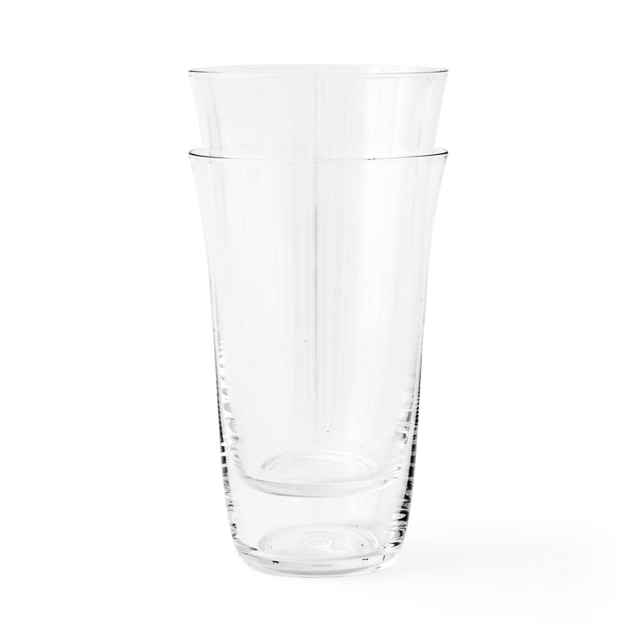 Strandgade Trinkglas H 14 cm, transparent (2er-Set) von Audo