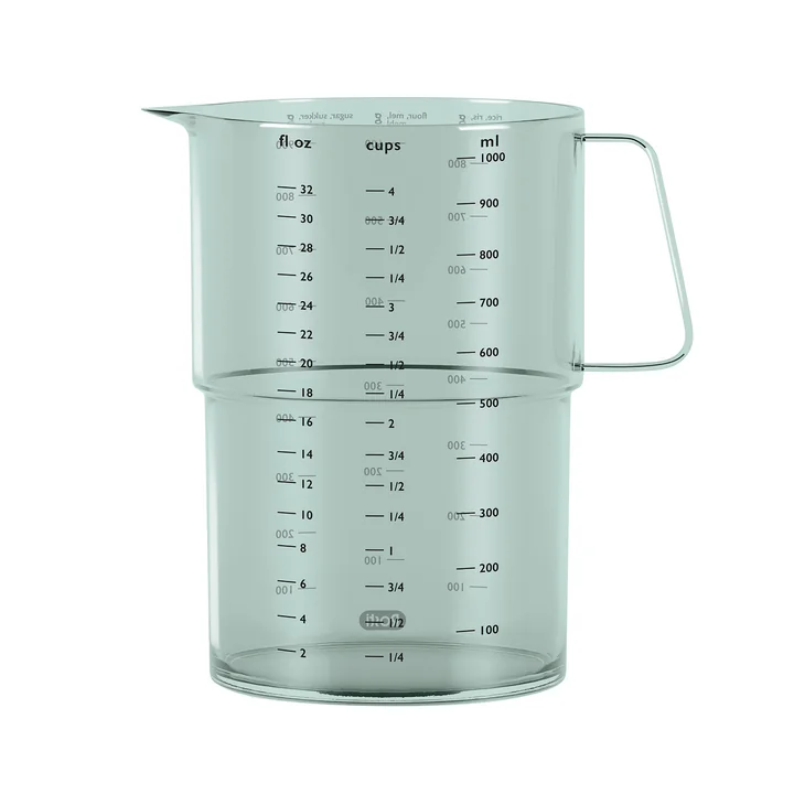Mensura Messbecher, 1,0 l in nordic green von Rosti
