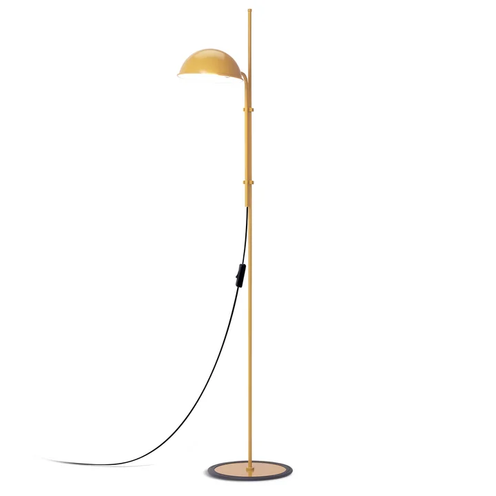 Funiculí Stehleuchte, H 135 cm, mustard von marset