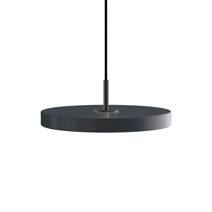Die Asteria Mini LED-Pendelleuchte von Umage in schwarz / anthrazit