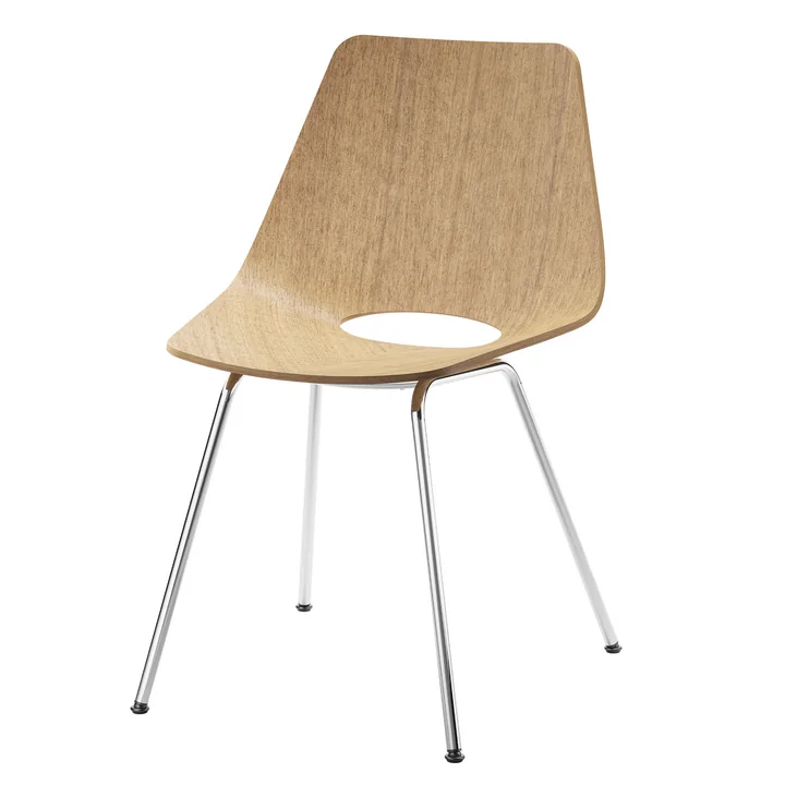 S 661 Stuhl, Chrom / Eiche von Thonet