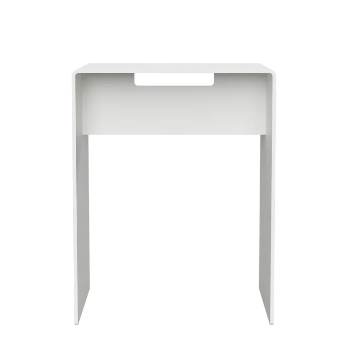 Hocker H 45 cm von Nichba Design in der Farbe weiß