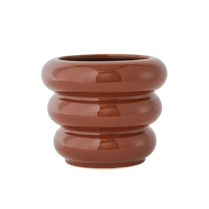 Awa Blumentopf Ø 19 cm von OYOY in shiny caramel