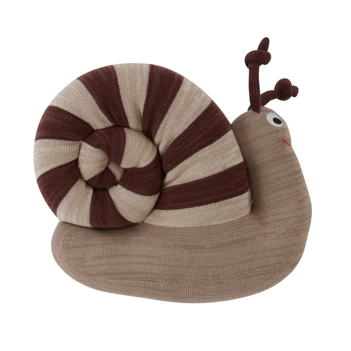 Sally Schnecke Kuscheltier von OYOY in braun
