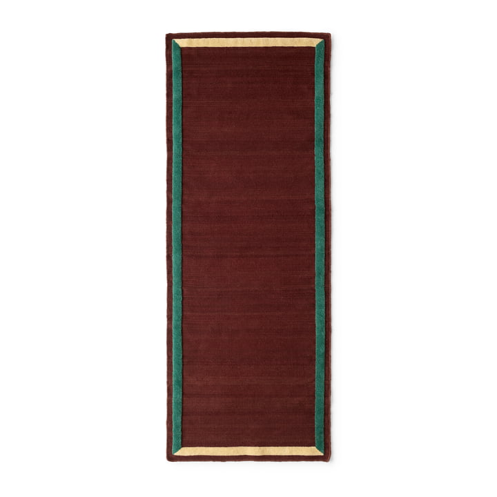 Framed AP14 Teppich Läufer, 90 x 240 cm, plum von &Tradition