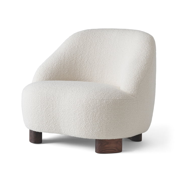 Margas LC1 Lounge Chair, Walnuss / elfenbein (Karakorum 001) von &Tradition