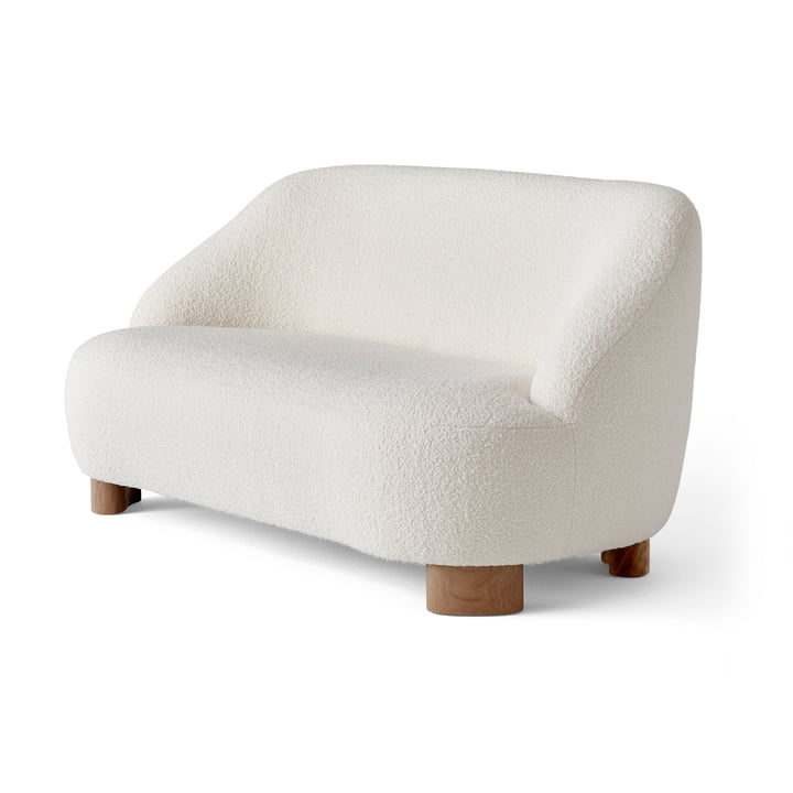Margas LC3 2-Sitzer Sofa, Eiche geölt / elfenbein (Karakorum 001) von &Tradition