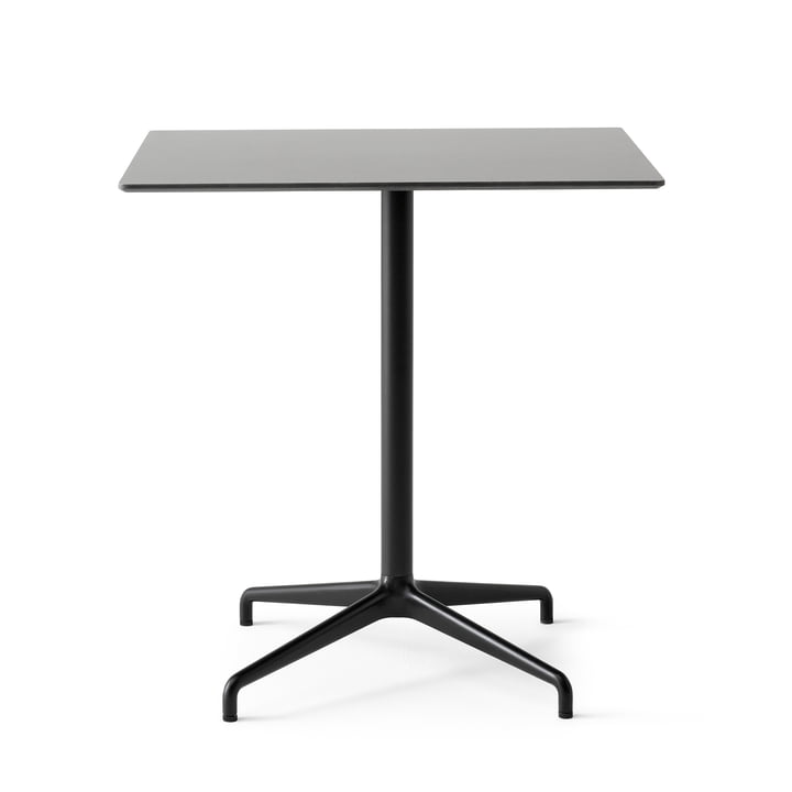 Rely ATD4 Outdoor Tisch, 60 x 70 cm, schwarz von &Tradition