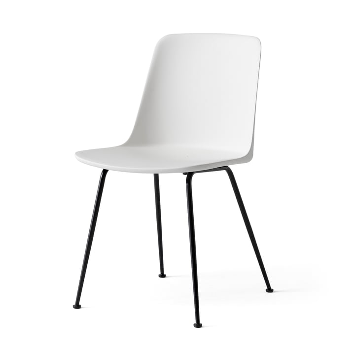 Rely HW70 Outdoor Chair, schwarz / weiß von &Tradition