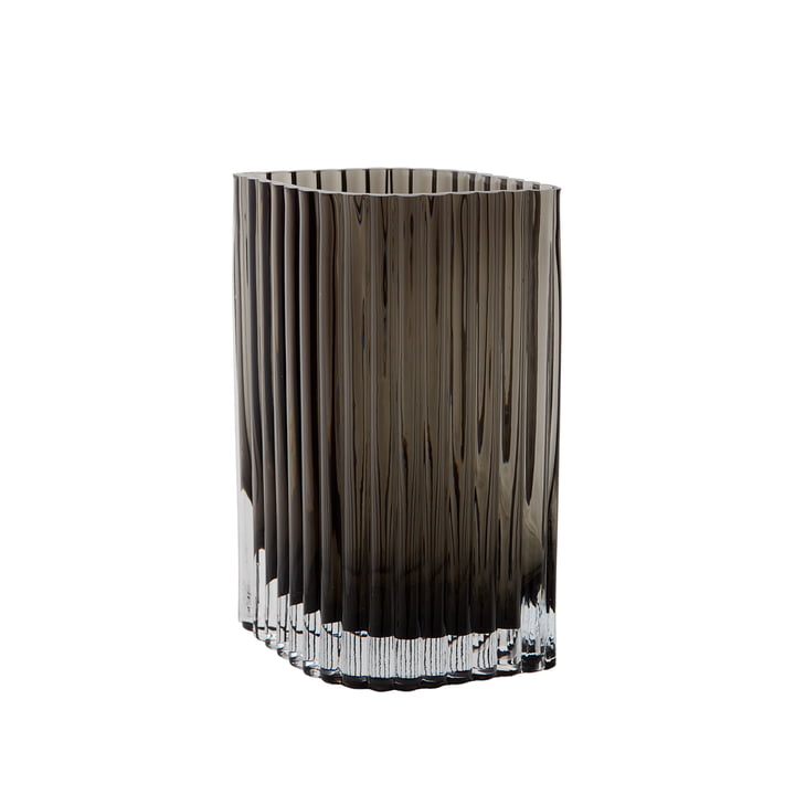 Folium Vase von AYTM in der Farbe schwarz