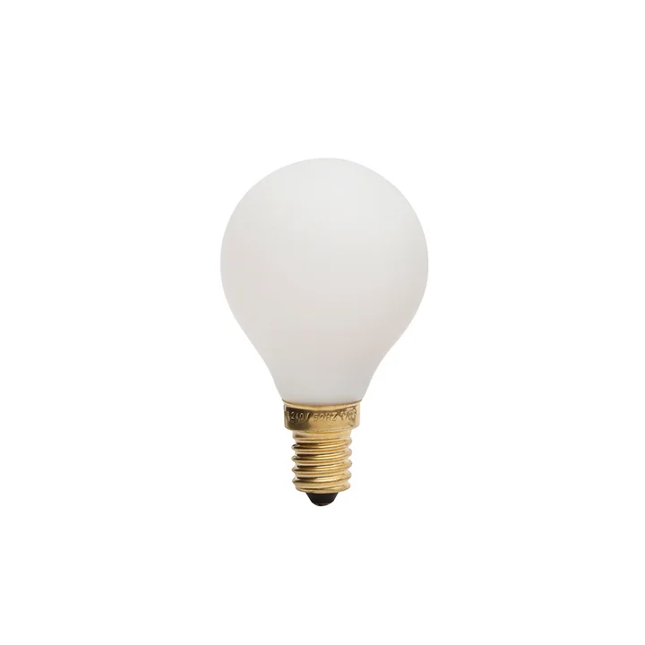 Porcelain I LED-Leuchtmittel E14 3W, Ø 4,5 cm von Tala in weiß matt