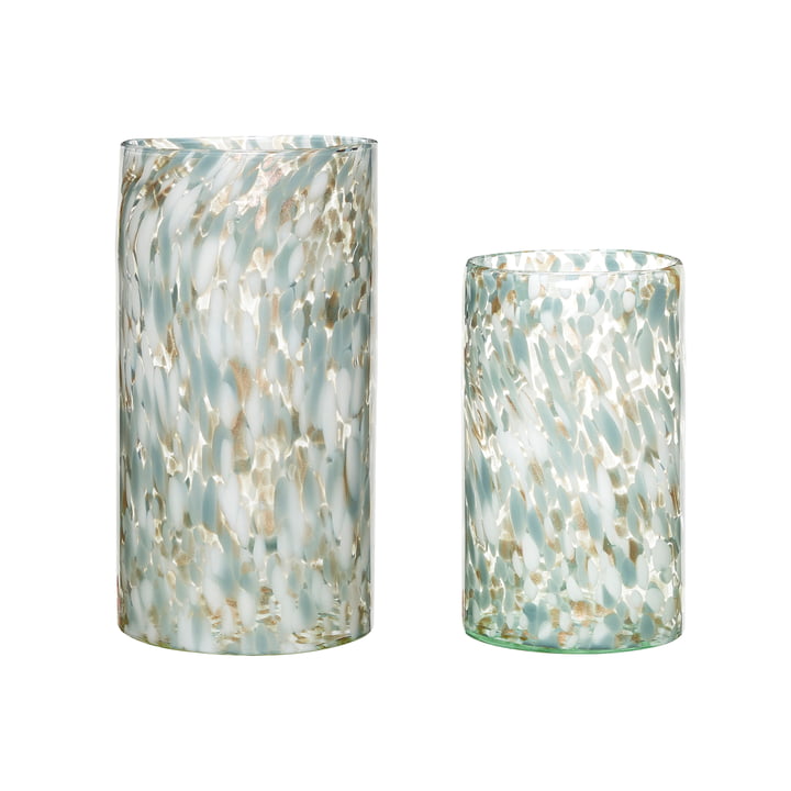 Libra Vase von Hübsch Interior in der Ausführung mehrfarbig