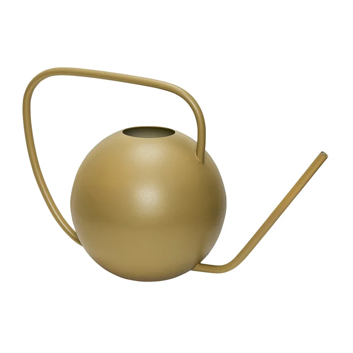 Vale Gießkanne von Hübsch Interior in der Farbe khaki