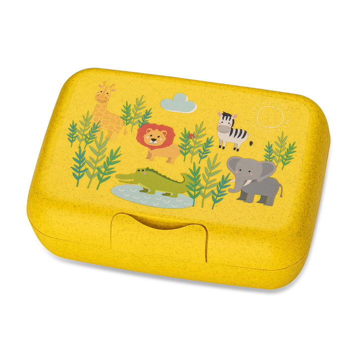 Candy L Kinder-Lunchbox Africa, organic yellow von Koziol