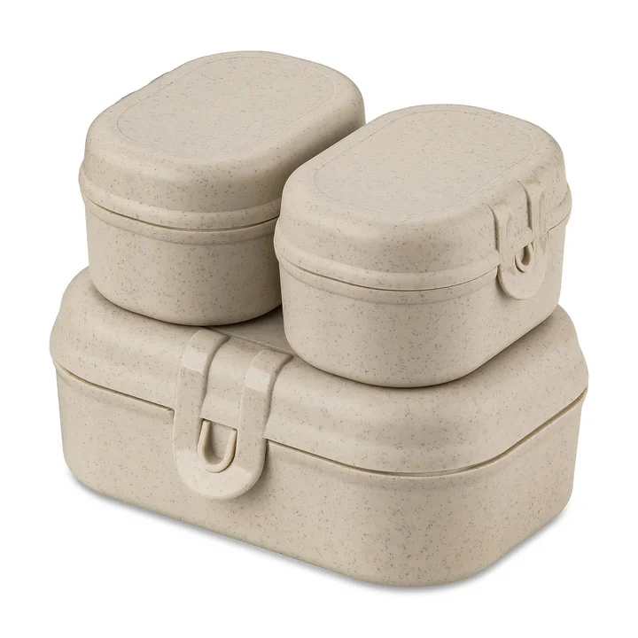 Pascal Ready Mini Lunchbox-Set, nature desert sand von Koziol