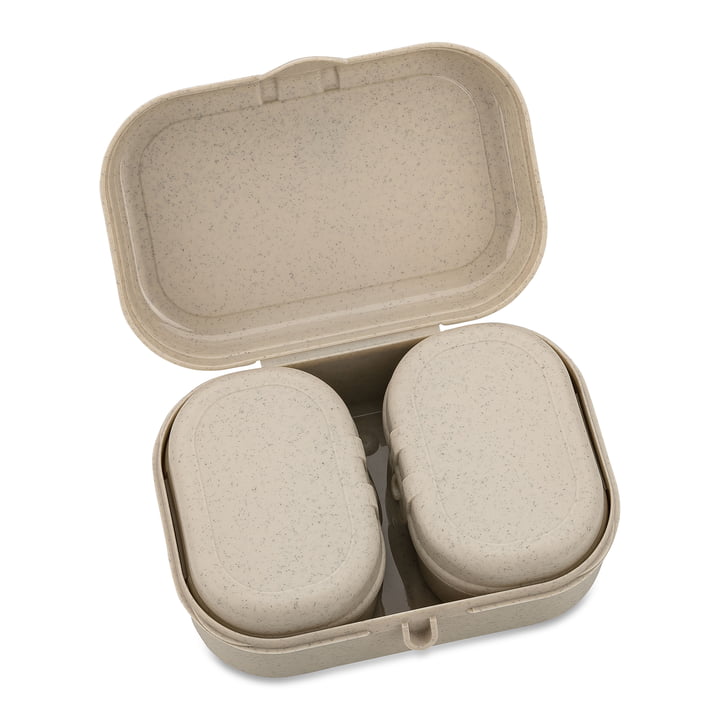 Pascal Ready Mini Lunchbox-Set, nature desert sand von Koziol