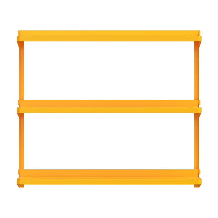 Click Regalsystem 710 × 210 × 610 mm von New Tendency in gelb