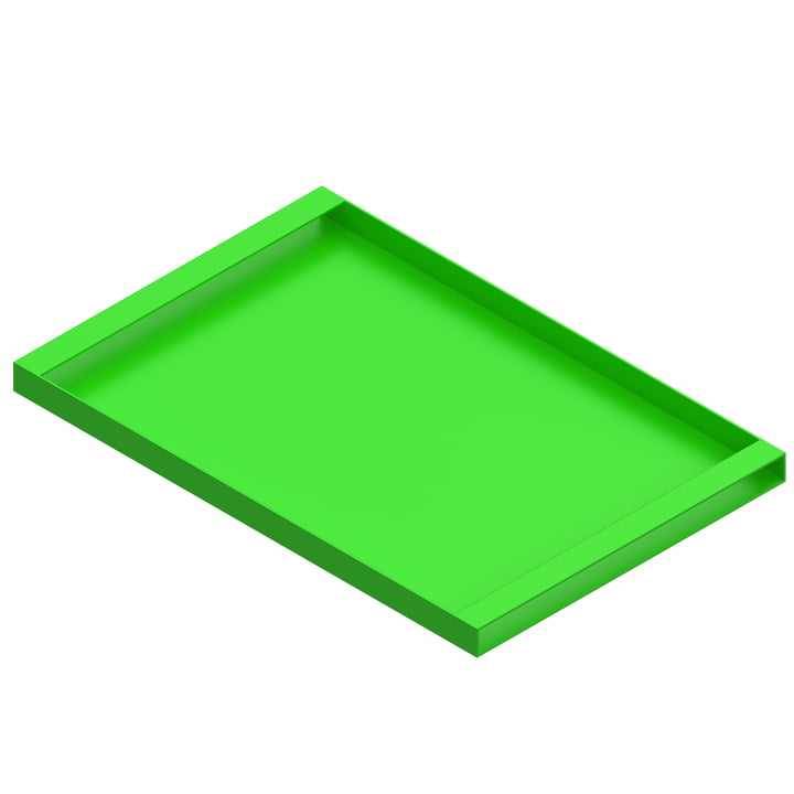 Torei Serviertablett 475 × 315 × 25 mm von New Tendency in Luminous grün