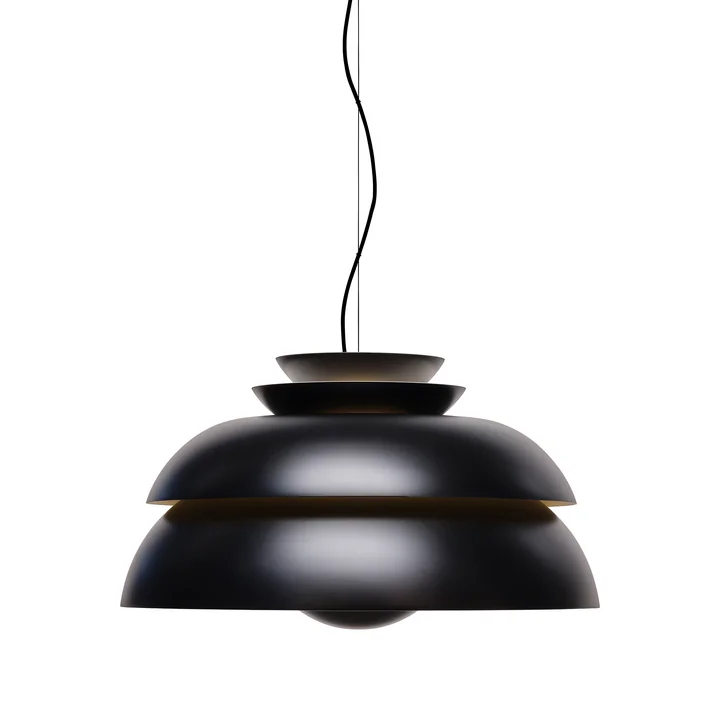 Concert P3 Pendelleuchte, Ø 55 cm schwarz von Fritz Hansen