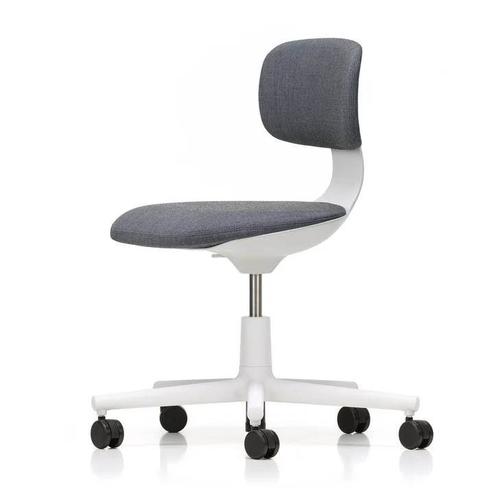 Rookie Bürostuhl von Vitra in Tress blaugrau / soft grey