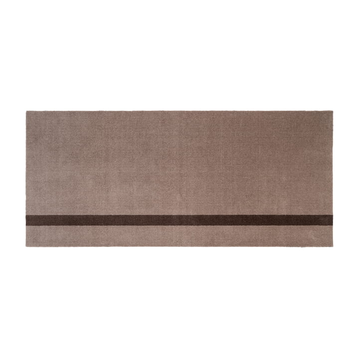 Stripes Vertical Läufer, 90 x 200 cm, sand / braun von Tica Copenhagen