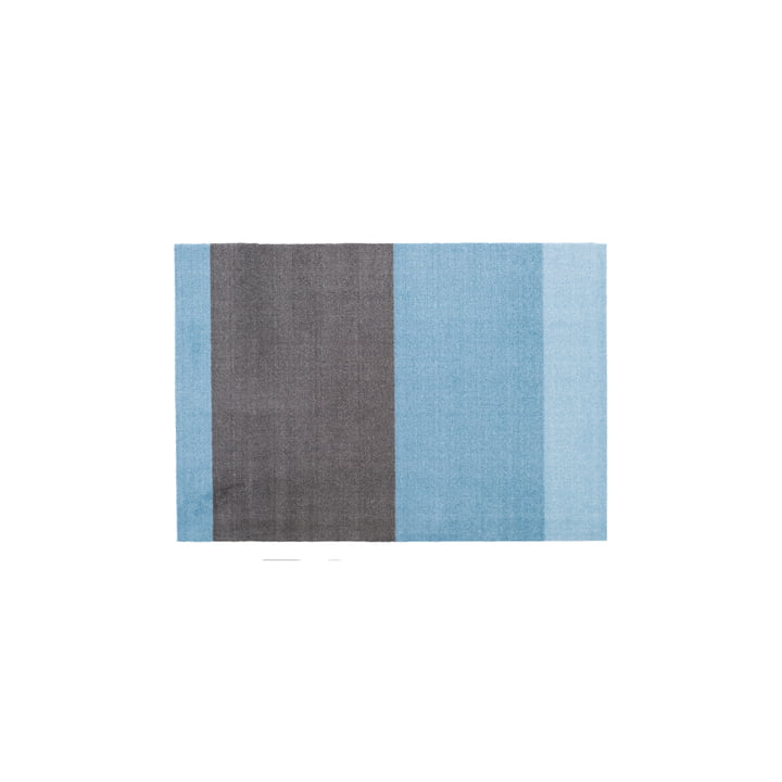 Stripes Horizontal Läufer, 90 x 130 cm, light / dusty blue / steelgrey von Tica Copenhagen