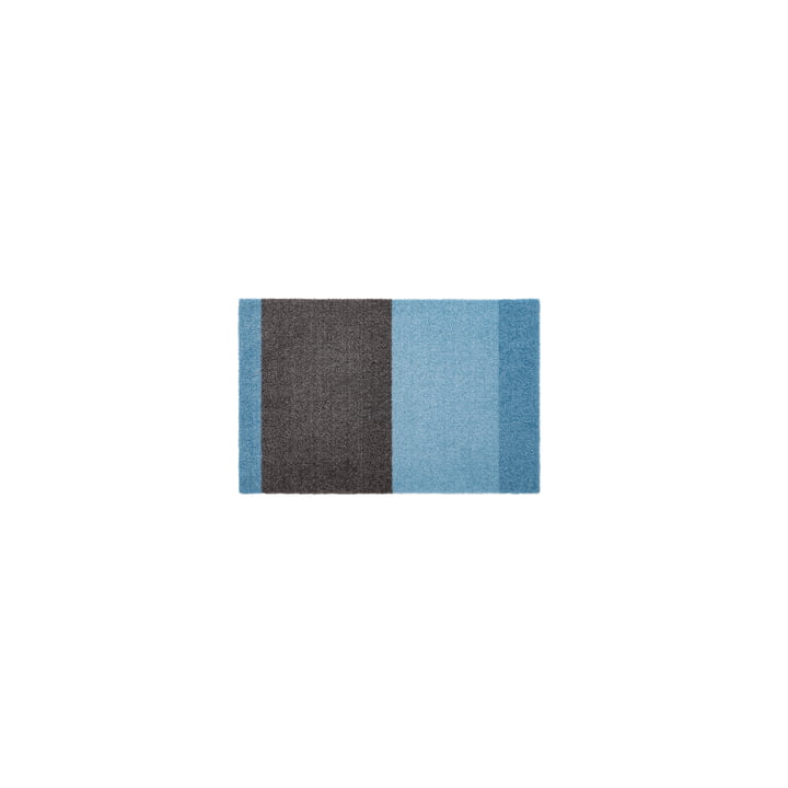 Stripes Horizontal Läufer, 40 x 60 cm, light / dusty blue / steelgrey von Tica Copenhagen