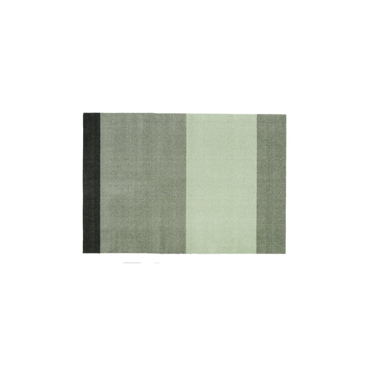 Stripes Horizontal Läufer, 90 x 130 cm, hell / dusty / dunkelgrün von Tica Copenhagen