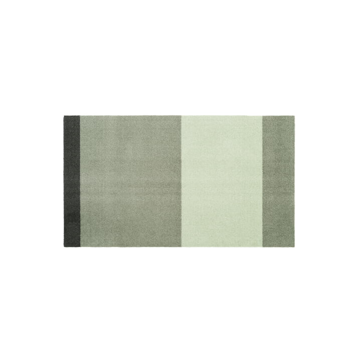 Stripes Horizontal Läufer, 67 x 120 cm, hell / dusty / dunkelgrün von Tica Copenhagen