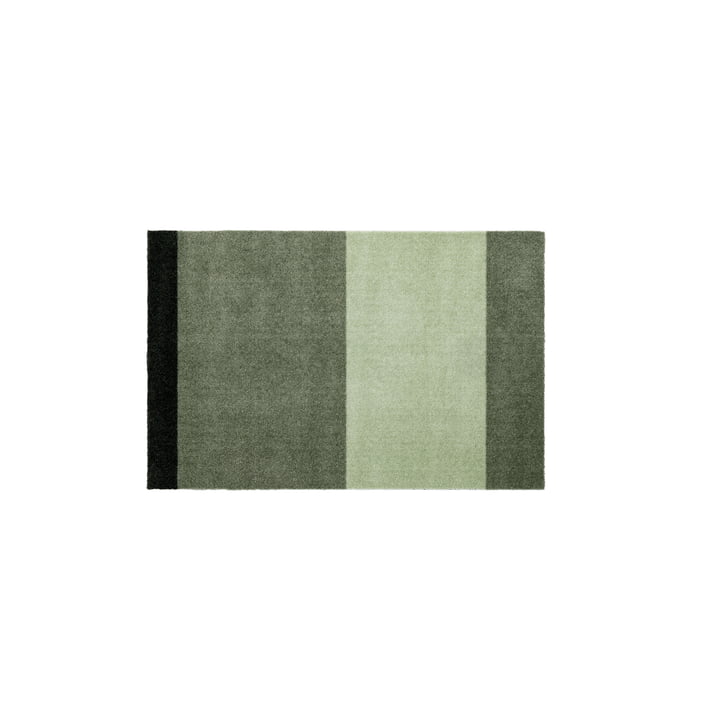 Stripes Horizontal Läufer, 60 x 90 cm, hell / dusty / dunkelgrün von Tica Copenhagen
