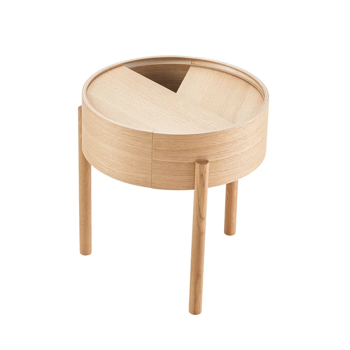 Arc Tisch Eiche weiß pigmentiert von Woud