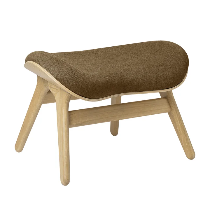 A Conversation Piece Ottoman von Umage in der Ausführung Eiche natur / sugar brown