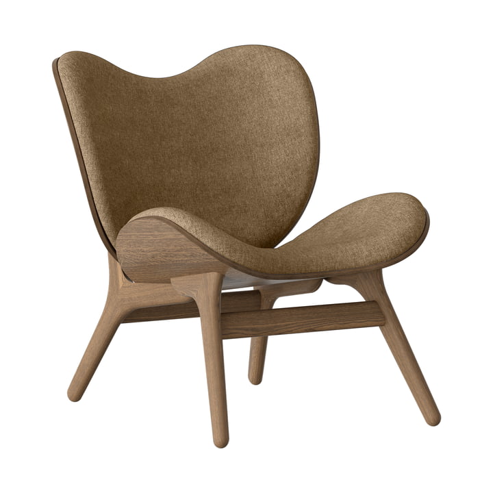 A Conversation Piece Sessel von Umage in der Ausführung Eiche dunkel / sugar brown