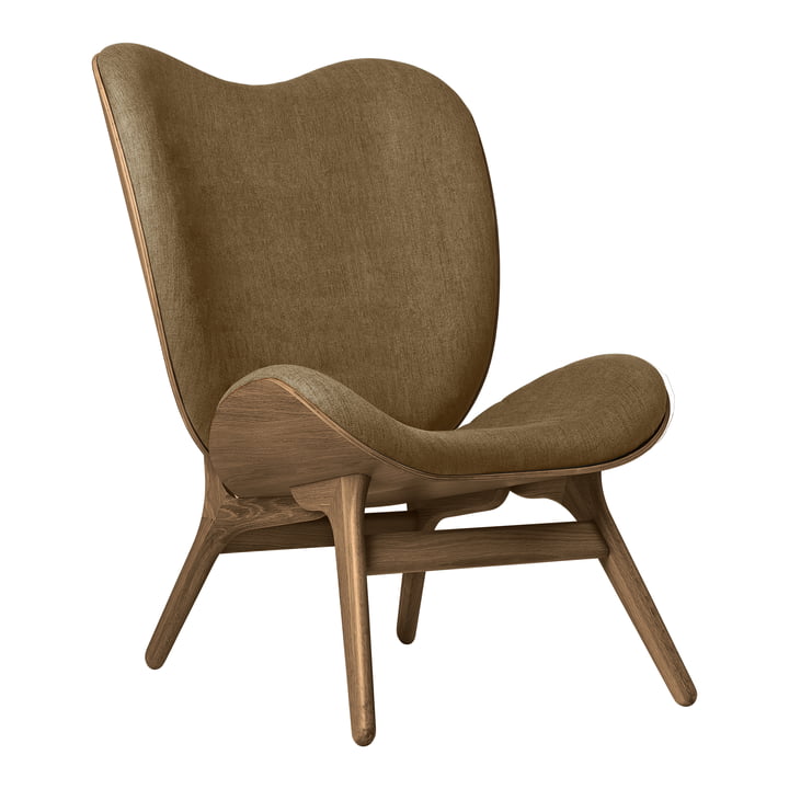 A Conversation Piece Tall Sessel von Umage in der Ausführung Eiche dunkel / sugar brown