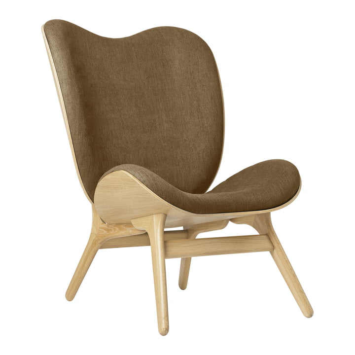 A Conversation Piece Tall Sessel von Umage in der Ausführung Eiche natur / sugar brown