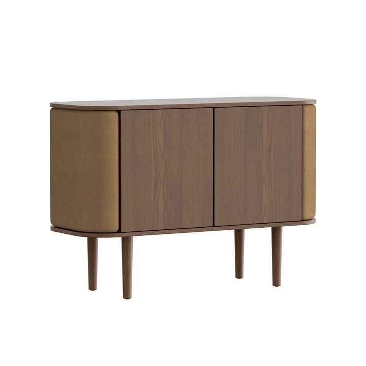 Treasures Sideboard mit 2 Türen von Umage in der Ausführung Eiche dunkel / sugar brown