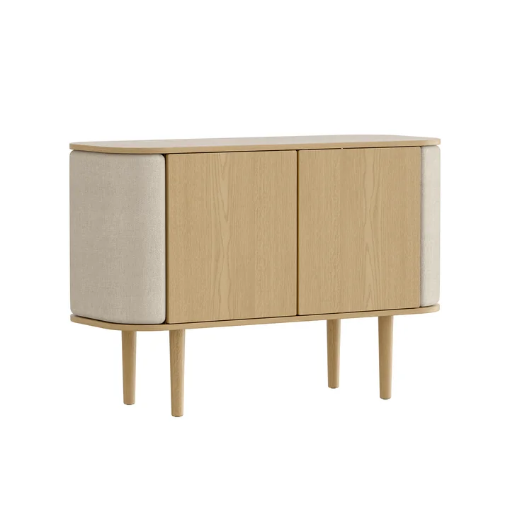 Treasures Sideboard mit 2 Türen von Umage in der Ausführung Eiche natur / white sands