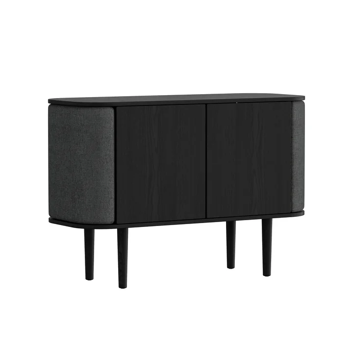 Treasures Sideboard mit 2 Türen von Umage in der Ausführung Eiche schwarz / shadow