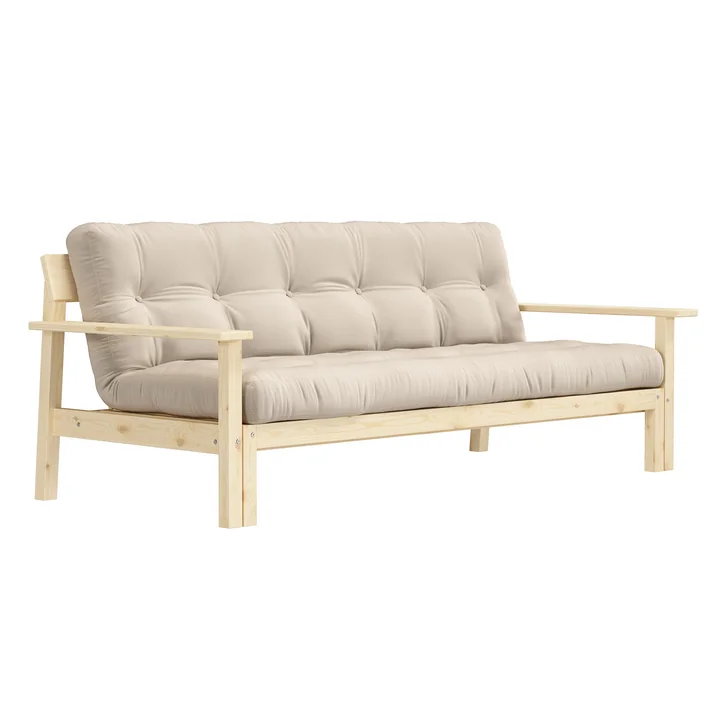 Unwind Schlafsofa, Kiefer natur / beige von Karup