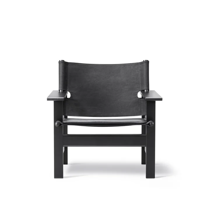 The Canvas Sessel, canvas / eiche schwarz von Fredericia