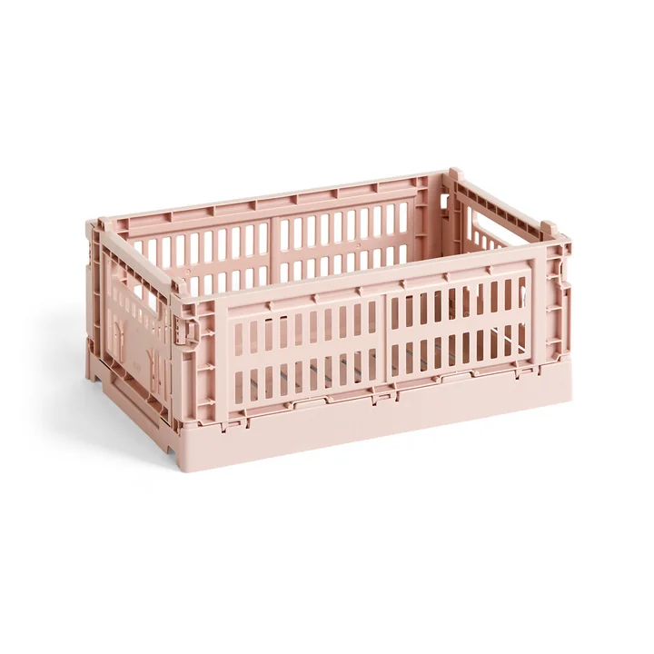 Colour Crate Korb recycelt S von HAY in der Farbe blush