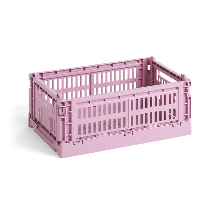 Colour Crate Korb recycelt S von Hay in der Farbe dusty rose