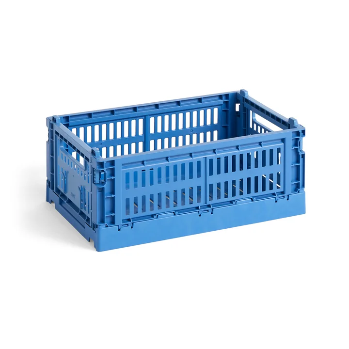 Colour Crate Korb S, 26,5 x 17 cm, electric blue, recycled