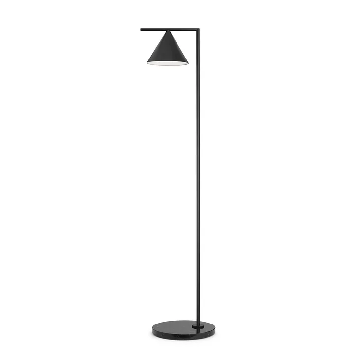 Die Captain Flint LED-Stehleuchte in schwarz von Flos