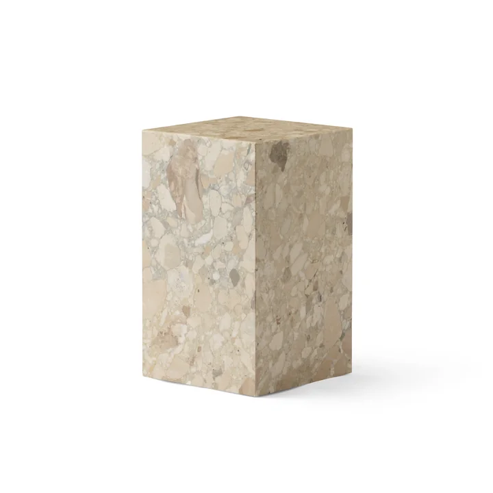 Plinth Tall Beistelltisch von Audo in der Ausführung Kunis Breccia