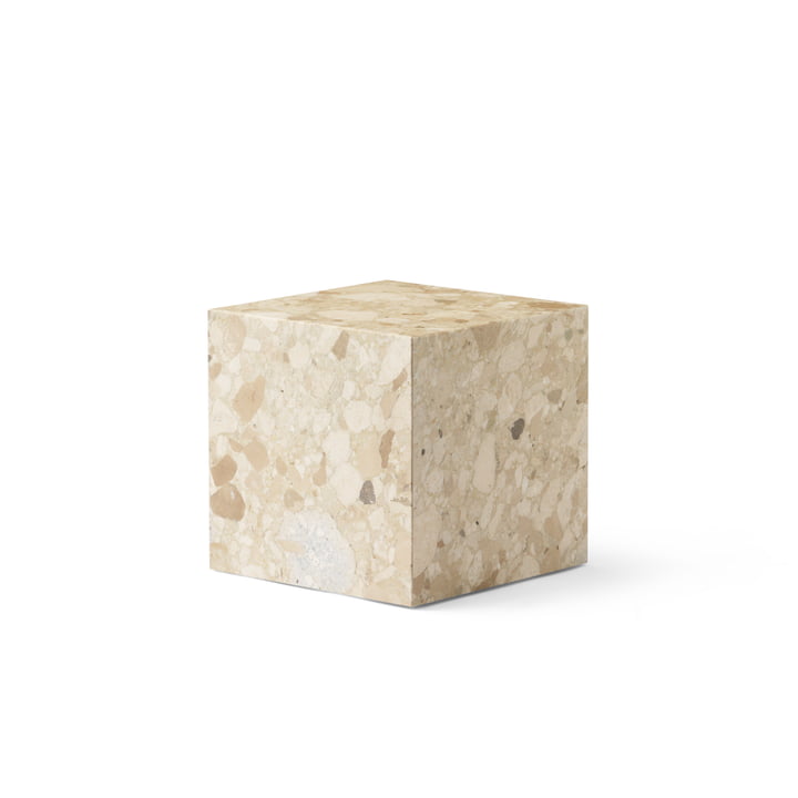 Plinth Cubic Beistelltisch von Audo in der Ausführung Kunis Breccia