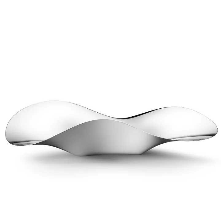 Indulgence Schale, oyster / edelstahl von Georg Jensen