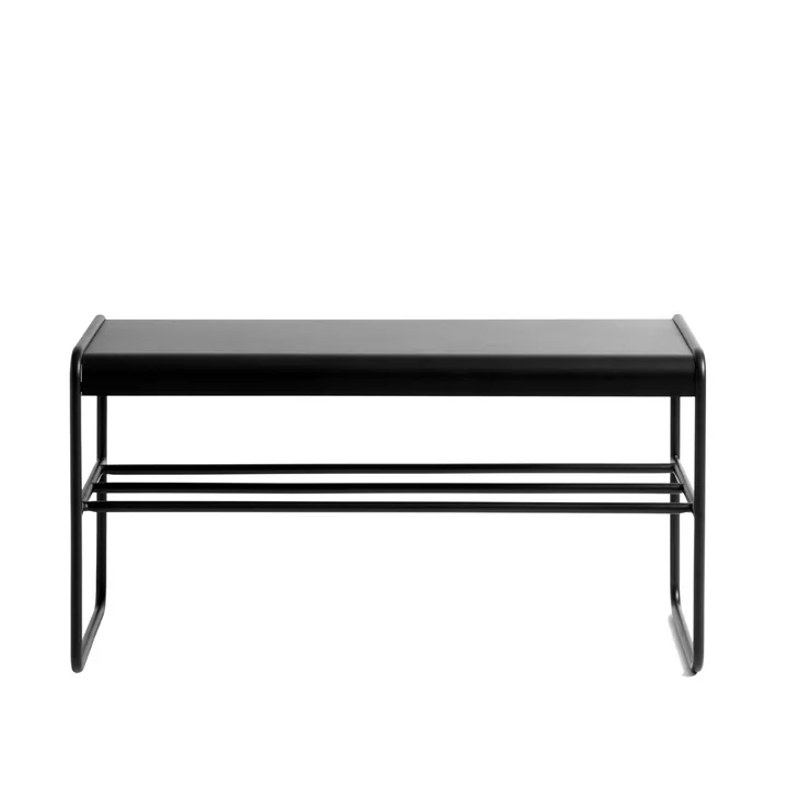 Copenhagen Bank, 90 x 47 cm, Eisen, schwarz von Muubs